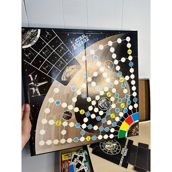 VTG 1977 Star Wars Escape from Death Star Board Game – Box Wear MISSING PIECES - Picture 6 of 7